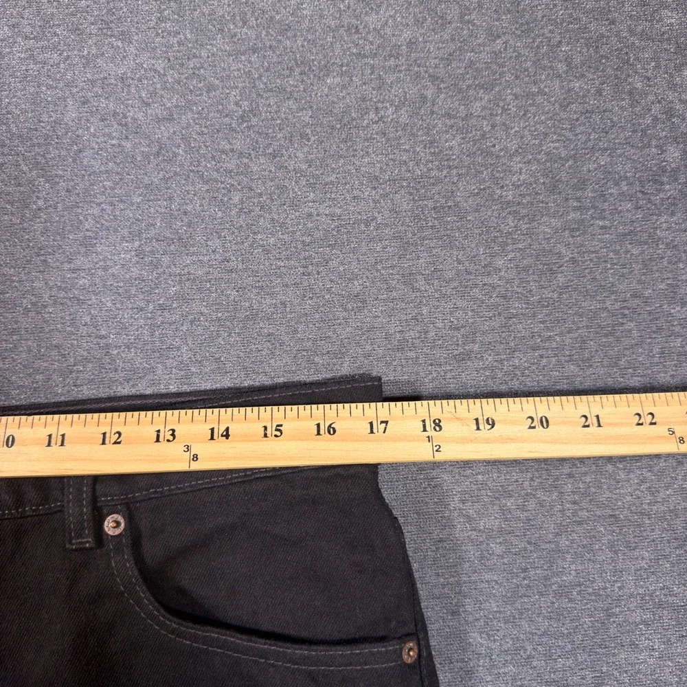 Levi's 550 Jeans Mens 34x32 Black Relaxed Fit Tapered Leg Denim Made in USA Vtg